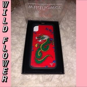 WILD FLOWER RED DRAGON IPHONE XR CASE